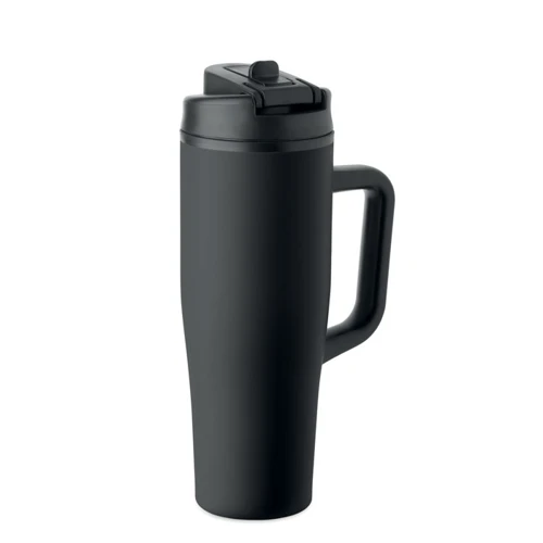 ATLANTA Duplafalú pohár 900 ml Fekete 