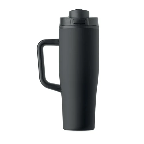 ATLANTA Duplafalú pohár 900 ml Fekete 