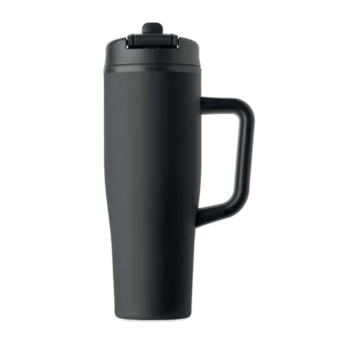 ATLANTA Duplafalú pohár 900 ml Fekete 