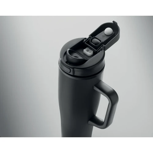 ATLANTA Duplafalú pohár 900 ml Fekete 