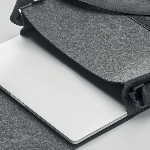 BAGLO RPET filc laptop táska Kőszürke 