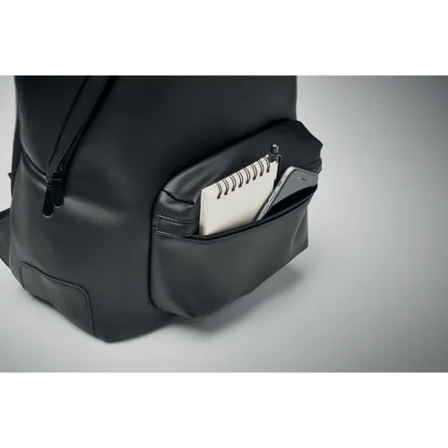 BAI BACKPACK 15 colos PU laptop hátizsák Fekete 