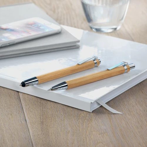 BAMBOOSET Bambusz toll és ceruza szett Fa 