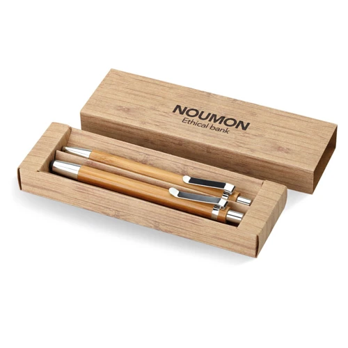 BAMBOOSET Bambusz toll és ceruza szett Fa 