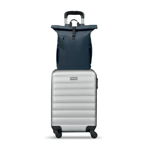BANGKOK ROLL Rolltop laptop hátizsák 600D Kék 