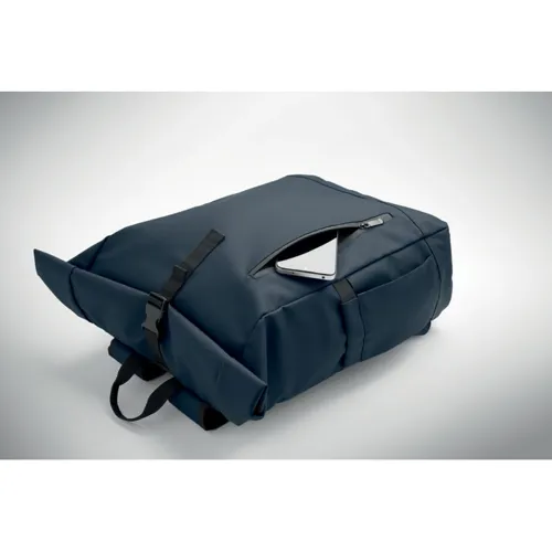 BANGKOK ROLL Rolltop laptop hátizsák 600D Kék 