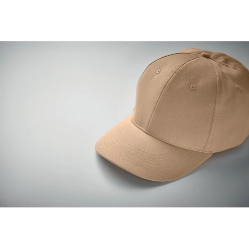 BASIE APOLLO 6 panel baseball sapka 160g/m² Atlatszo csontfeher 
