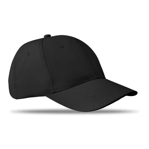 BASIE APOLLO 6 panel baseball sapka 160g/m² Fekete 