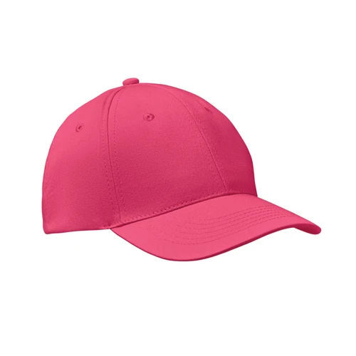BASIE APOLLO 6 panel baseball sapka 160g/m² rózsaszín 
