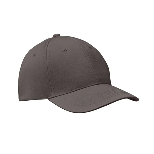 BASIE APOLLO 6 panel baseball sapka 160g/m² sötét szürke 