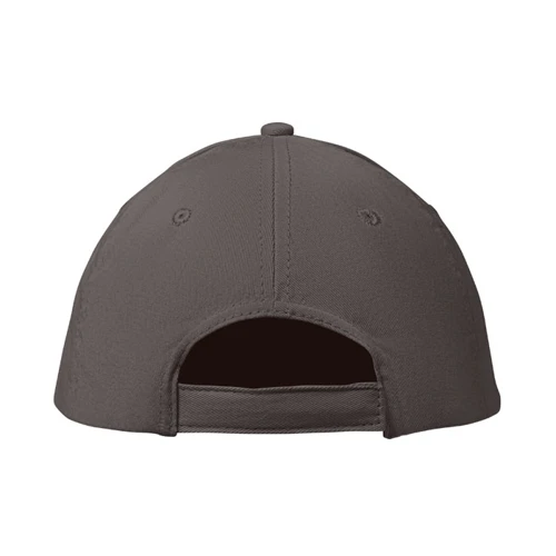 BASIE APOLLO 6 panel baseball sapka 160g/m² sötét szürke 