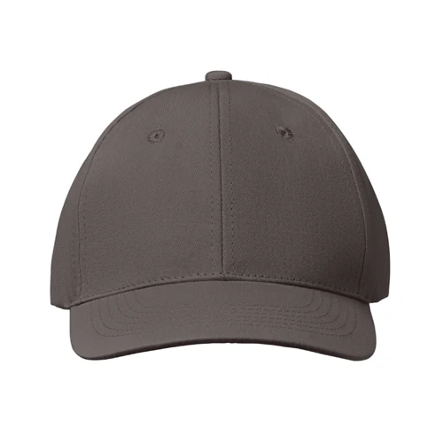 BASIE APOLLO 6 panel baseball sapka 160g/m² sötét szürke 