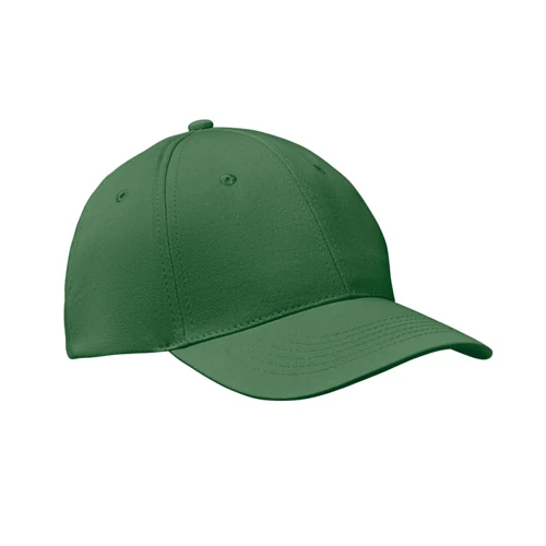 BASIE APOLLO 6 panel baseball sapka 160g/m² sötétzöld 