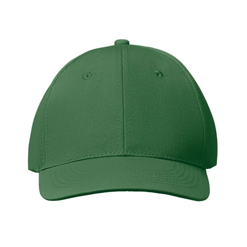 BASIE APOLLO 6 panel baseball sapka 160g/m² sötétzöld 