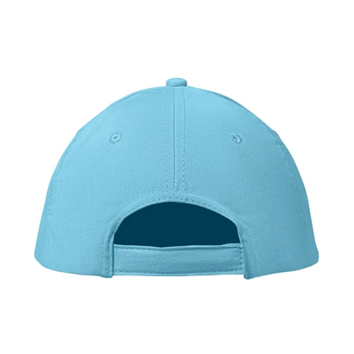 BASIE APOLLO 6 panel baseball sapka 160g/m² világoskék 