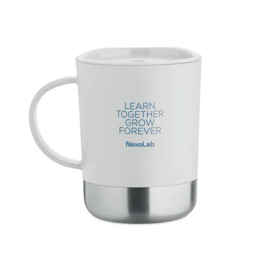 BEAKER Szimplafalú bögre 300 ml Fehér 