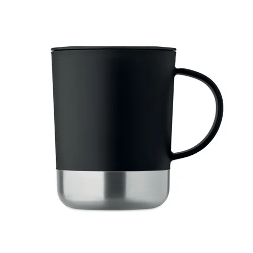 BEAKER Szimplafalú bögre 300 ml Fekete 