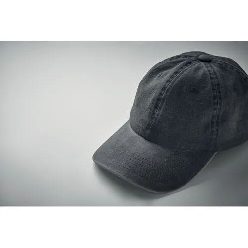 BEAU 6 paneles baseball sapka 265 g Fekete 