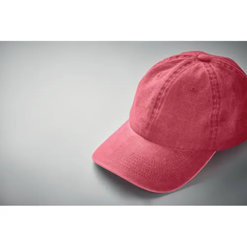 BEAU 6 paneles baseball sapka 265 g Piros 