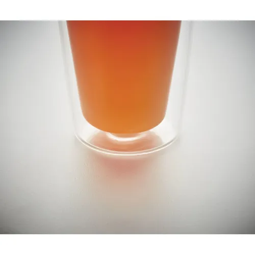 BIELO TUMBLER Hőálló üveg pohár, 350 ml Fekete 