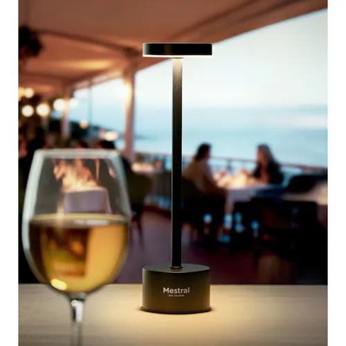 BISTRO Alumínium asztali lámpa Fekete 