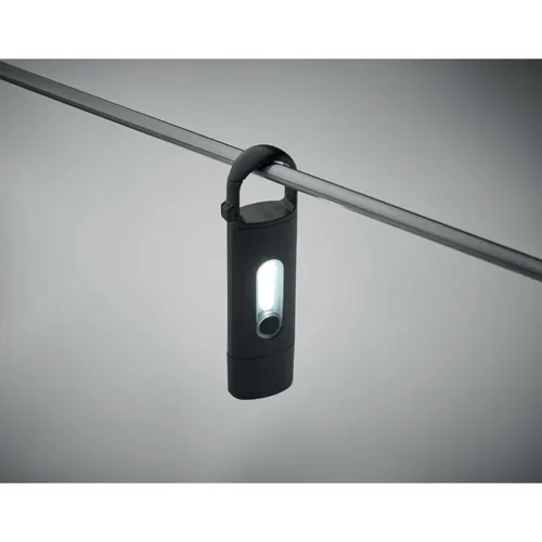 BLUZ Kisméretű COB zseblámpa Fekete 