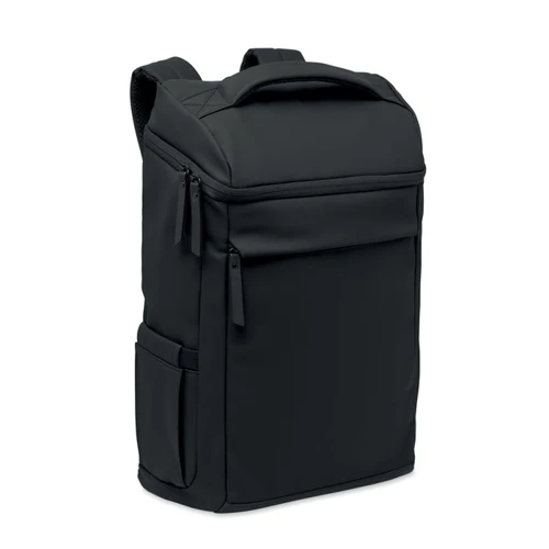 BOULDER 15 colos PU laptop hátizsák Fekete 