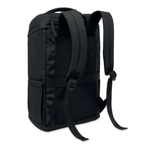 BOULDER 15 colos PU laptop hátizsák Fekete 