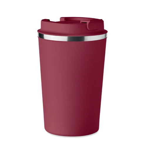 BRACE Duplafalú pohár, 350 ml Bordó 