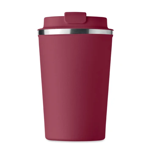 BRACE Duplafalú pohár, 350 ml Bordó 