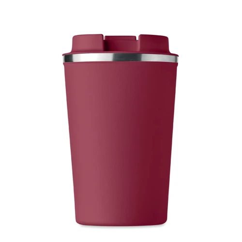 BRACE Duplafalú pohár, 350 ml Bordó 