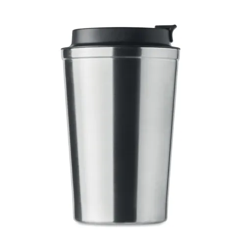 BRACE Duplafalú pohár, 350 ml Matt Ezüst 
