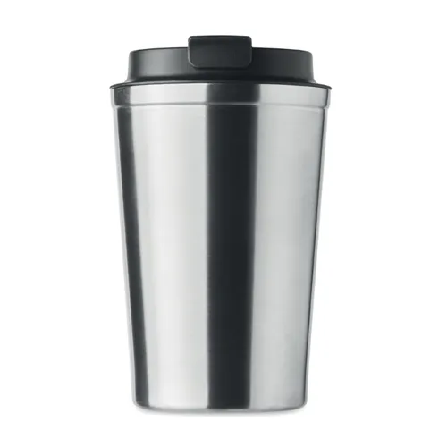 BRACE Duplafalú pohár, 350 ml Matt Ezüst 