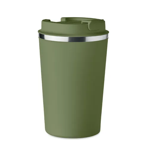 BRACE Duplafalú pohár, 350 ml Sötétzöld 