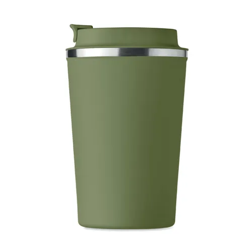 BRACE Duplafalú pohár, 350 ml Sötétzöld 