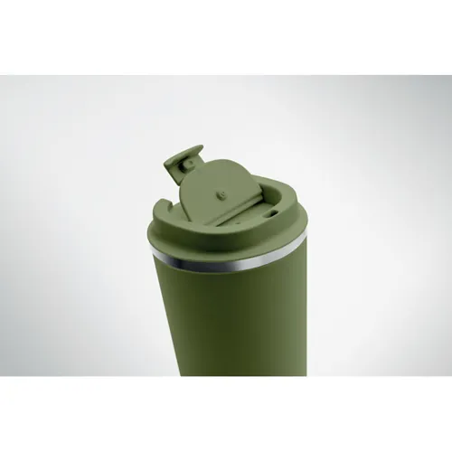 BRACE Duplafalú pohár, 350 ml Sötétzöld 