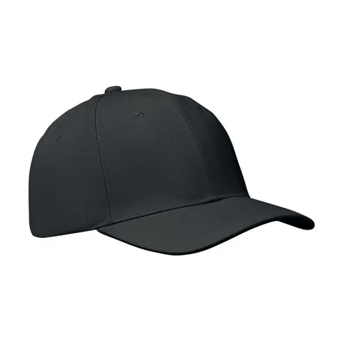 BUFFALO 6 panel baseball sapka 260g/m² Fekete 