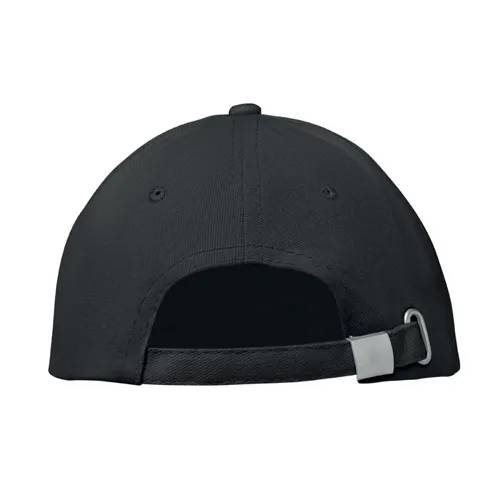 BUFFALO 6 panel baseball sapka 260g/m² Fekete 