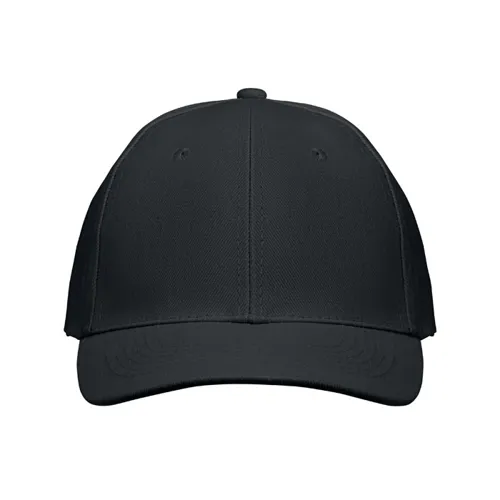 BUFFALO 6 panel baseball sapka 260g/m² Fekete 