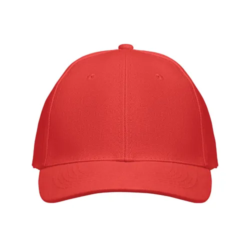 BUFFALO 6 panel baseball sapka 260g/m² Piros 