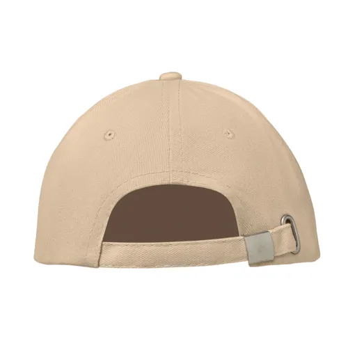 BUFFALO 6 panel baseball sapka 260g/m² Bézs 