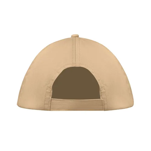 BUZZ 5 panel baseball sapka 160g/m² Atlatszo csontfeher 