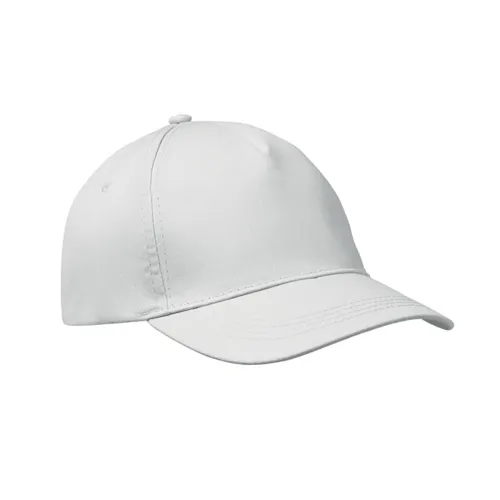BUZZ 5 panel baseball sapka 160g/m² Fehér 