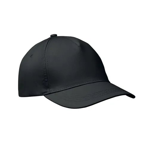 BUZZ 5 panel baseball sapka 160g/m² Fekete 