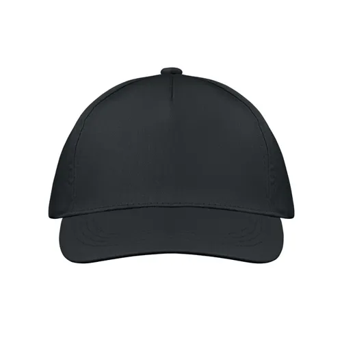 BUZZ 5 panel baseball sapka 160g/m² Fekete 