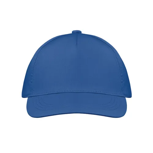 BUZZ 5 panel baseball sapka 160g/m² közép kék 