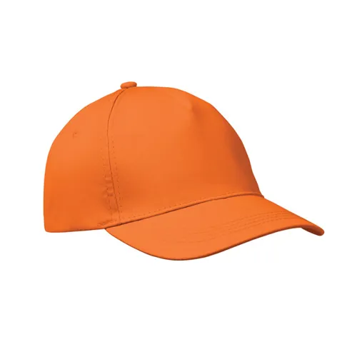 BUZZ 5 panel baseball sapka 160g/m² Narancssárga 