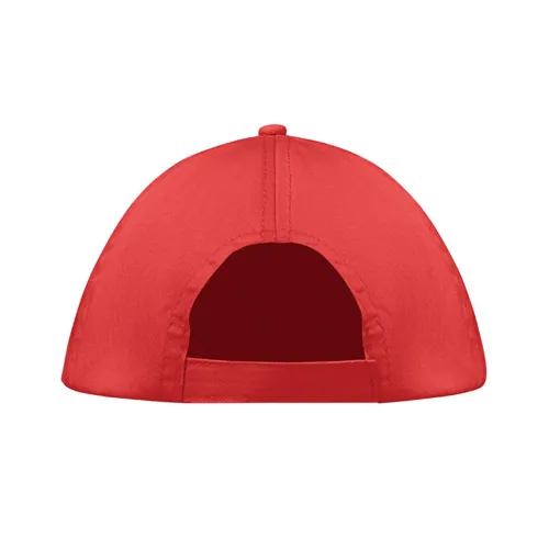 BUZZ 5 panel baseball sapka 160g/m² Piros 