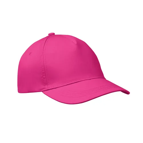 BUZZ 5 panel baseball sapka 160g/m² rózsaszín 