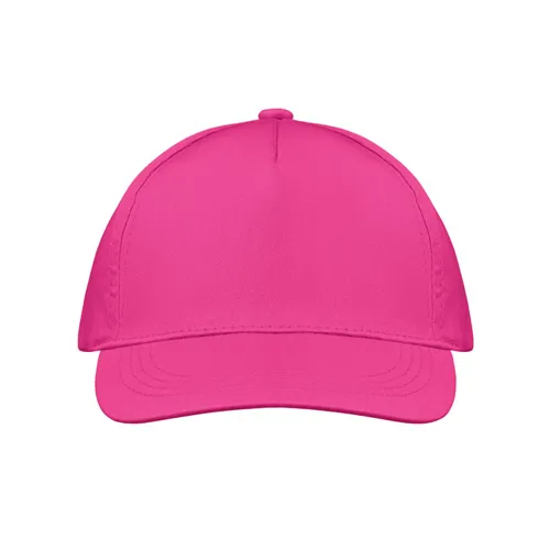 BUZZ 5 panel baseball sapka 160g/m² rózsaszín 